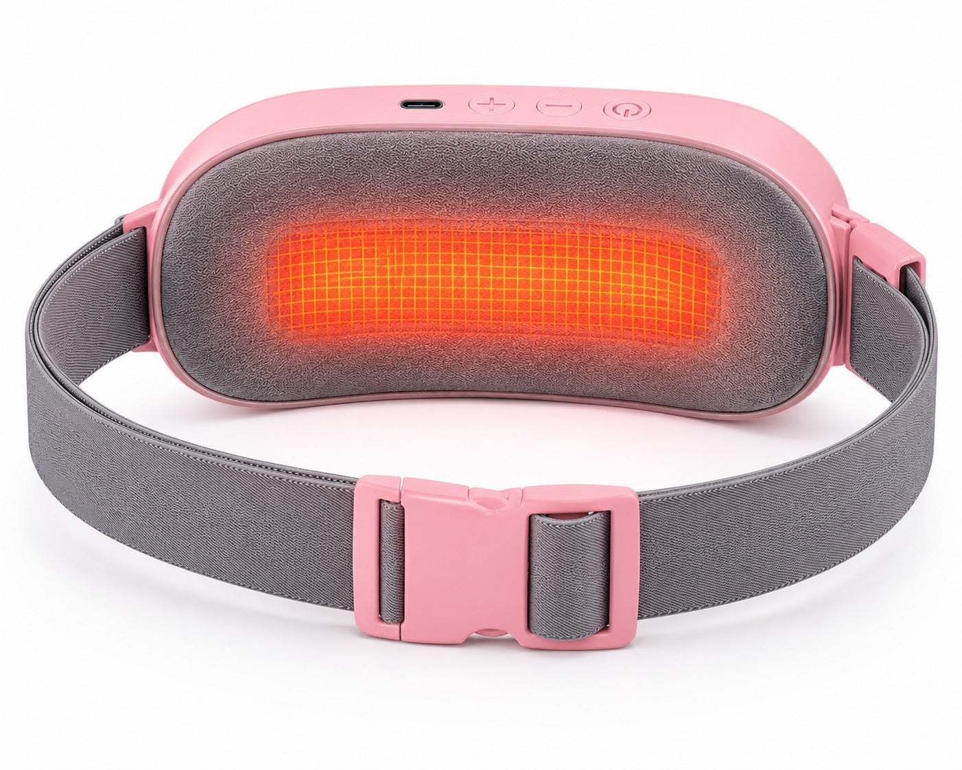 Warm Palace Portable Heating Belt – Rechargeable Menstrual Cramp Relief Pad with Heat & Vibration Massage.